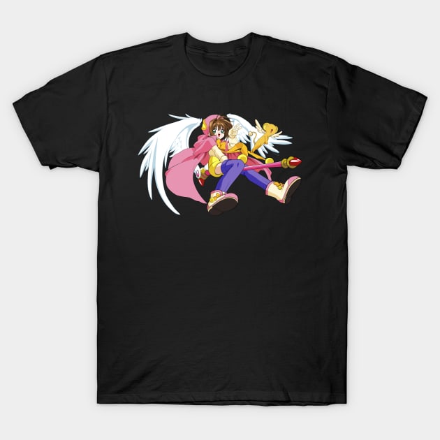 Sakura flying T-Shirt by albertosancami